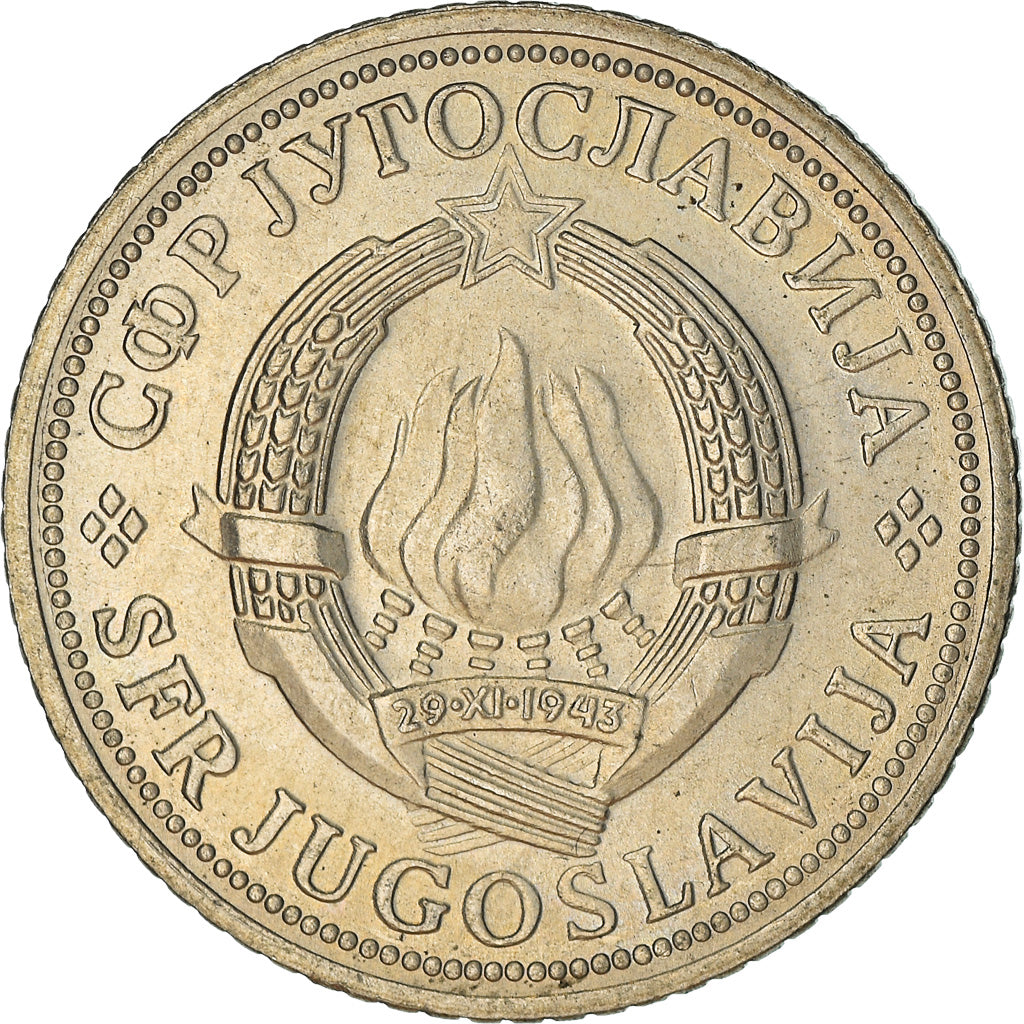 Münze, Jugoslawien, 2 Dinara, 1970, SS, Copper-Nickel-Zinc, KM:55