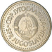 Coin, Yugoslavia, 2 Dinara, 1990, EF(40-45), Copper-Nickel-Zinc, KM:143
