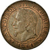 Coin, France, Napoleon III, Napoléon III, Centime, 1861, Bordeaux, AU(55-58)