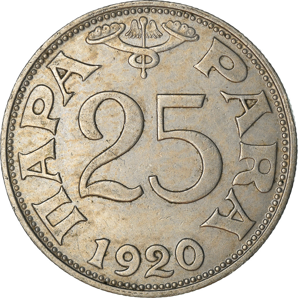 Coin, Yugoslavia, Petar I, 25 Para, 1920, EF(40-45), Nickel-Bronze, KM:3