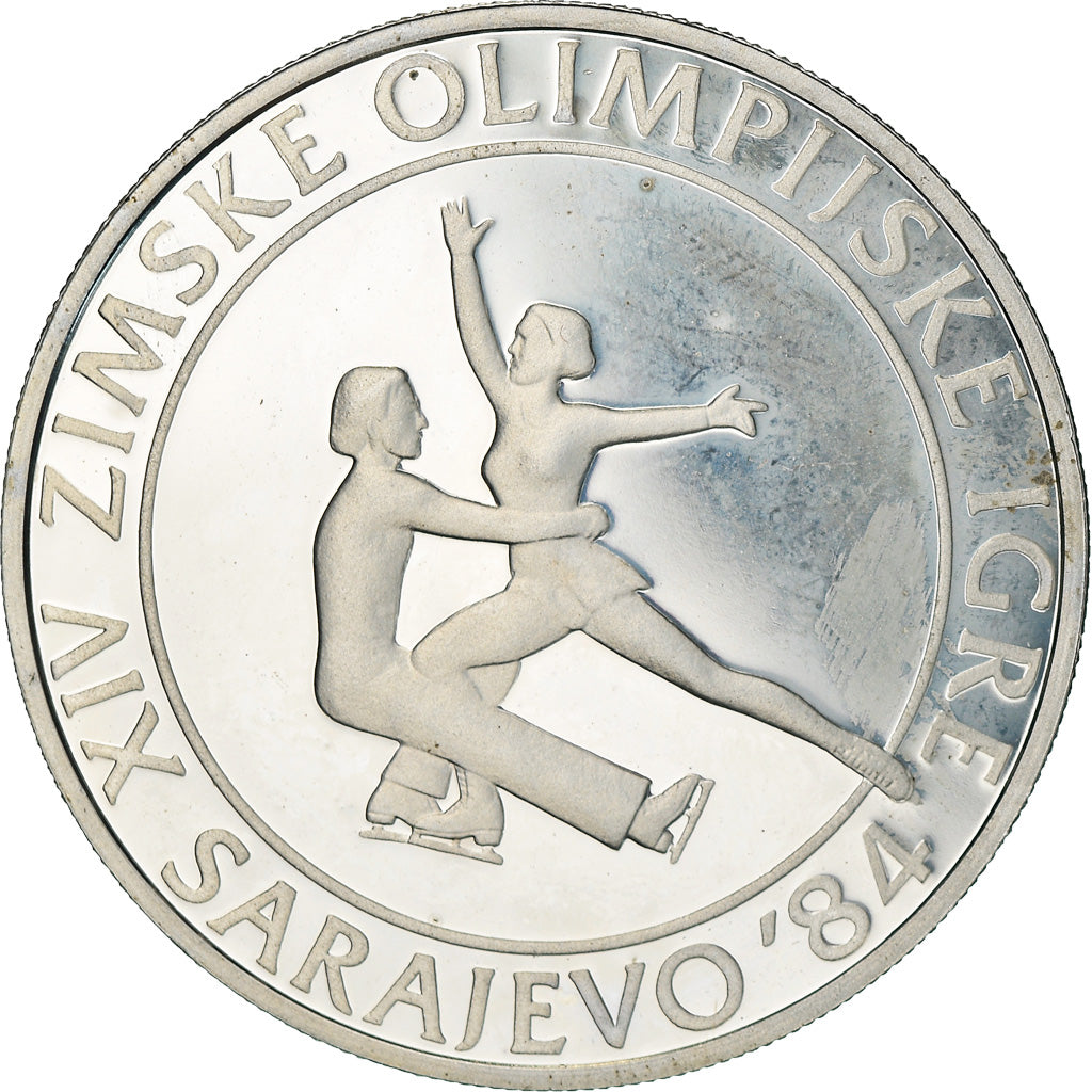 Coin, Yugoslavia, 100 Dinara, 1984, EF(40-45), Silver, KM:106