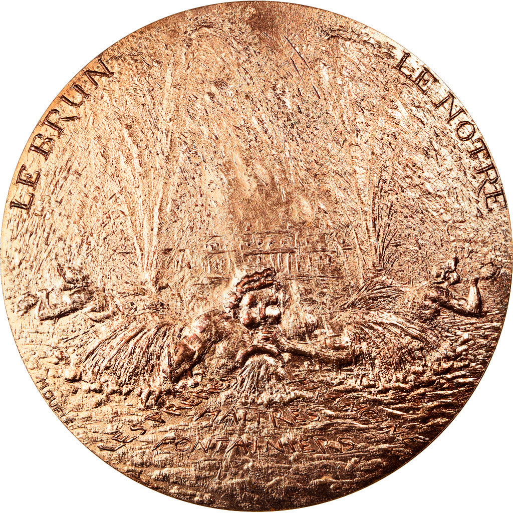 France, Médaille, Les Grandes Eaux de Versailles, Lebrun-Lenotre, History