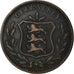 Coin, Guernsey, 8 Doubles, 1889, Heaton, Birmingham, EF(40-45), Bronze, KM:7