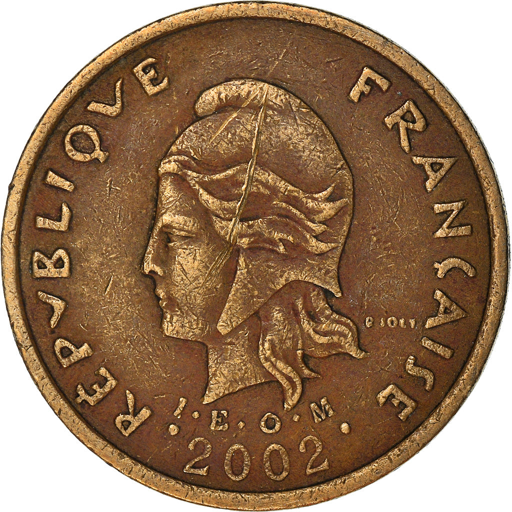 Monnaie, Nouvelle-Calédonie, 100 Francs, 2002, Paris, TB+, Nickel-Bronze, KM:15