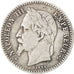 FRANCE, Napoléon III, 50 Centimes, 1864, Paris, KM #814.1, VF(30-35), Silver, 18