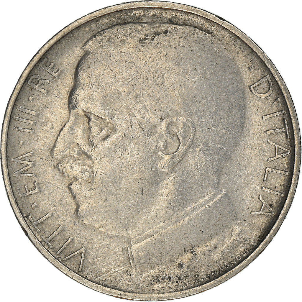 Coin, Italy, Vittorio Emanuele III, 50 Centesimi, 1925, Rome, VF(30-35), Nickel
