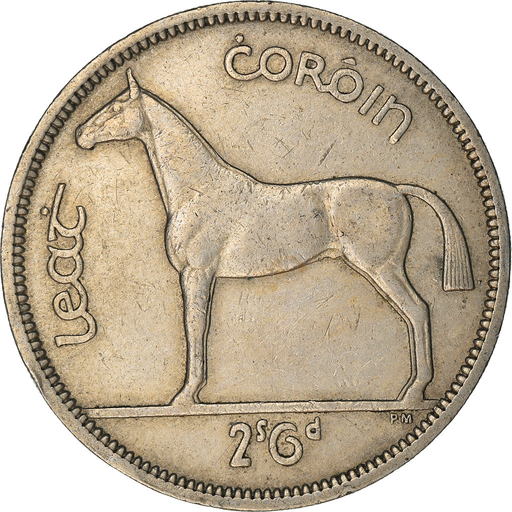 Coin, IRELAND REPUBLIC, 1/2 Crown, 1966, EF(40-45), Copper-nickel, KM:16a