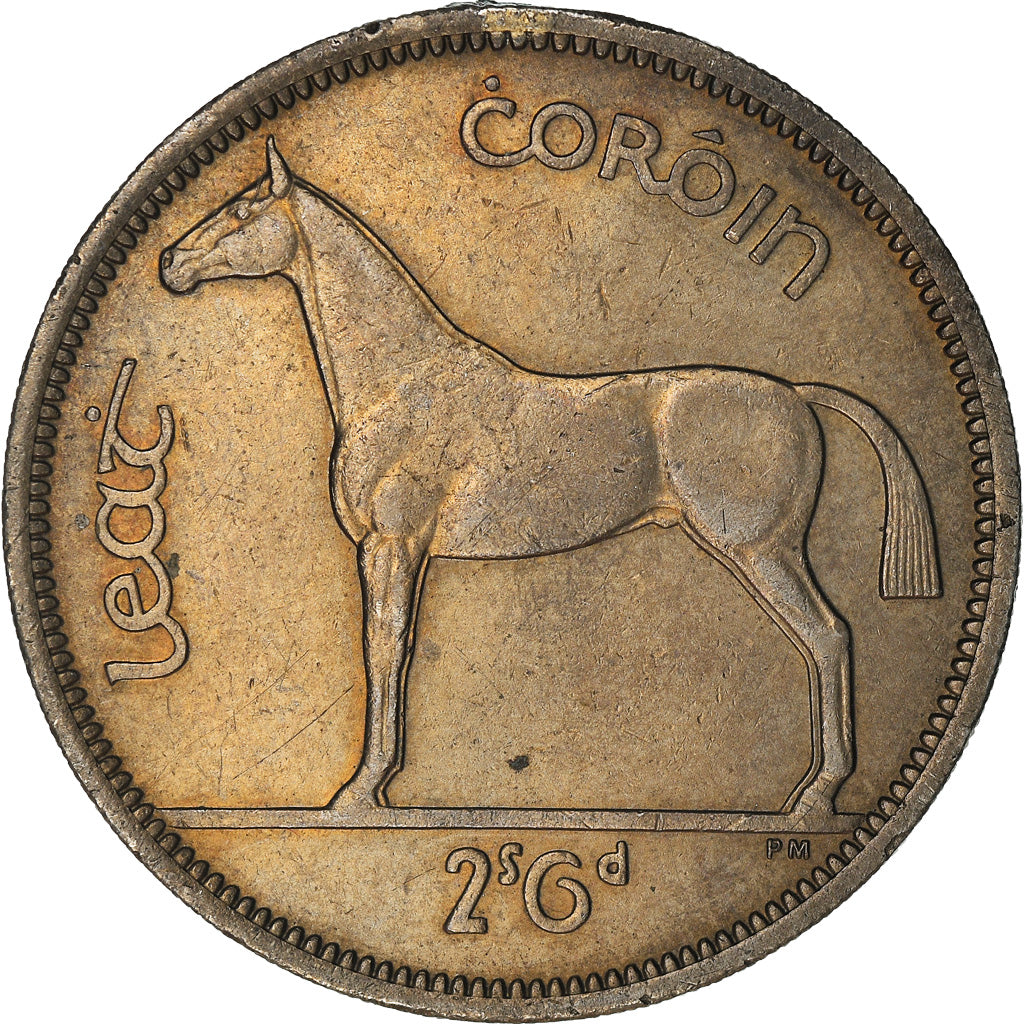 Coin, IRELAND REPUBLIC, 1/2 Crown, 1959, VF(30-35), Copper-nickel, KM:16a
