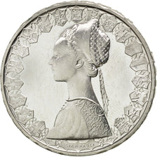 ITALY, 500 Lire, 1958, Rome, KM #98, MS(60-62), Silver, 29.3, 10.99