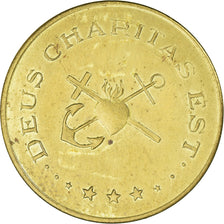Belgium, Token, Necessity, 5 Francs, Deus Charitas Est, AU(50-53), Brass