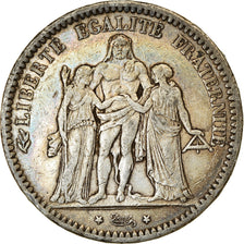 Coin, France, Hercule, 5 Francs, 1872, Paris, EF(40-45), Silver, KM:820.1