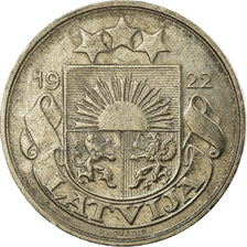 Coin, Latvia, 20 Santimu, 1922, EF(40-45), Nickel, KM:5