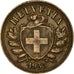 Coin, Switzerland, 2 Rappen, 1933, Bern, EF(40-45), Bronze, KM:4.2a