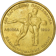Coin, Greece, 100 Drachmes, 1999, Athens, EF(40-45), Aluminum-Bronze, KM:173