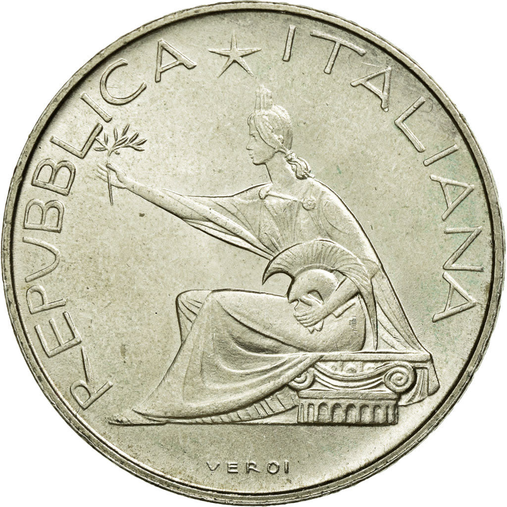 Coin, Italy, 500 Lire, 1961, Rome, MS(60-62), Silver, KM:99