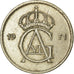 Moneta, Svezia, Gustaf VI, 50 Öre, 1971, BB, Rame-nichel, KM:837