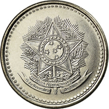 Coin, Brazil, 500 Cruzeiros, 1985, AU(55-58), Stainless Steel, KM:597