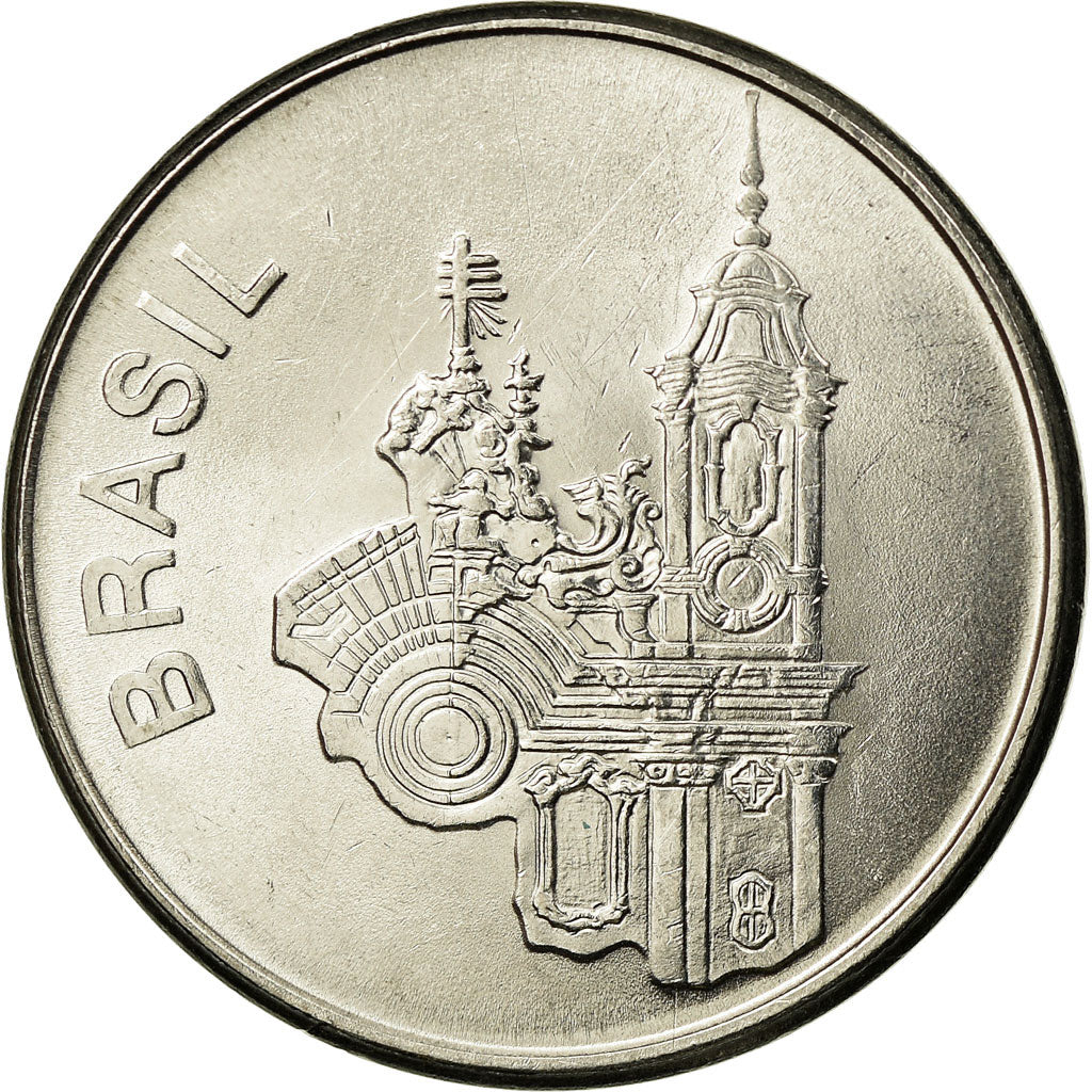 Munten, Brazilië, 20 Cruzeiros, 1981, PR, Stainless Steel, KM:593.1