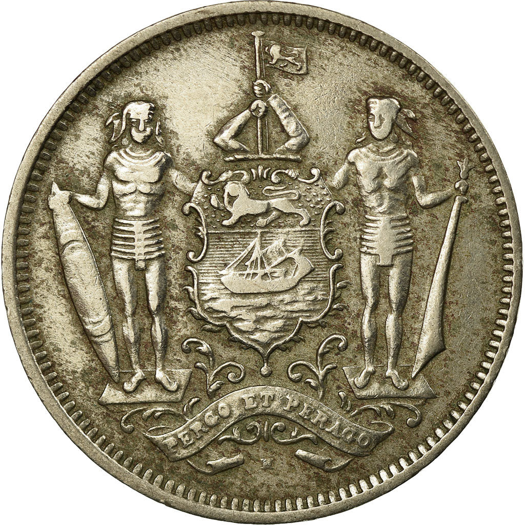 Coin, BRITISH NORTH BORNEO, 5 Cents, 1903, Heaton, Birmingham, EF(40-45)