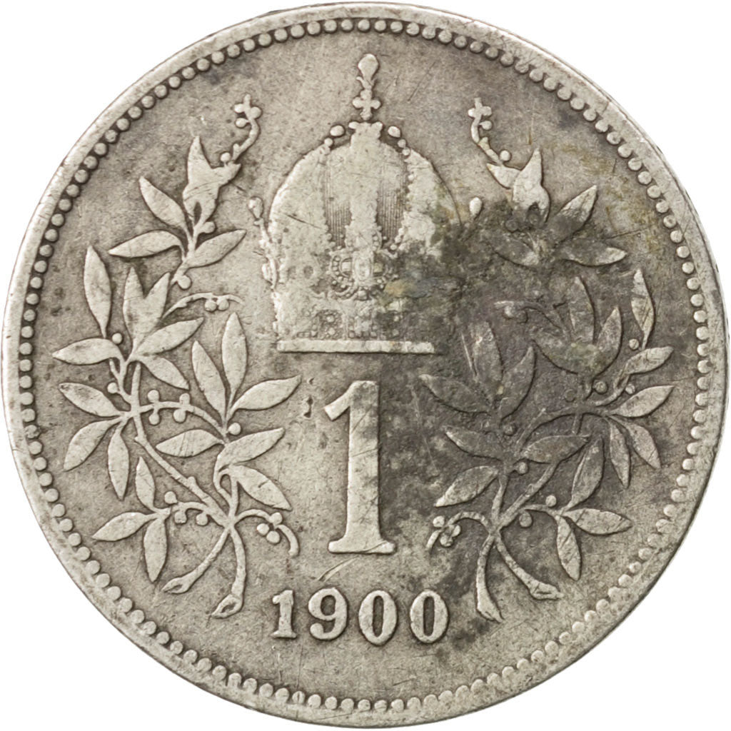 Austria, Franz Joseph I, Corona, 1900, BB, Argento, KM:2804