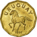 Coin, Uruguay, 10 Centesimos, 1981, Santiago, EF(40-45), Aluminum-Bronze, KM:66