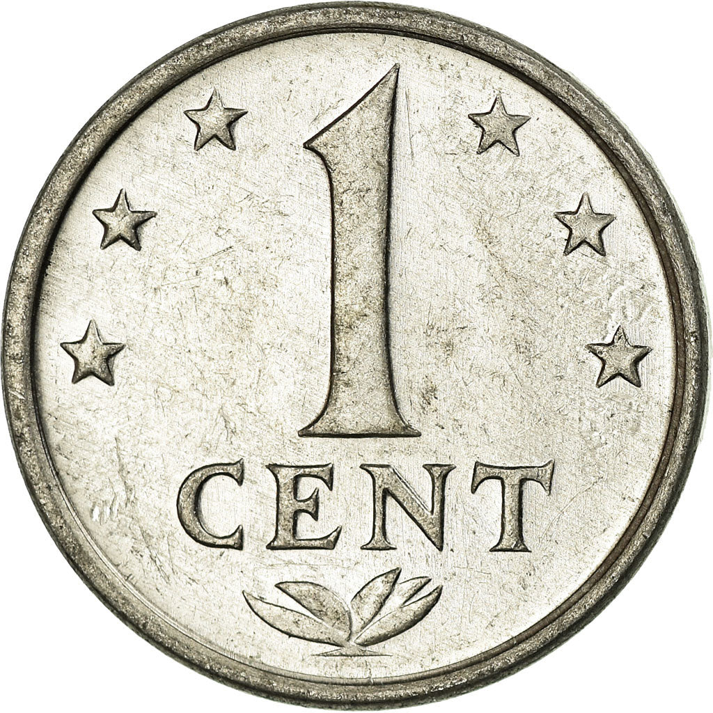 Coin, Netherlands Antilles, Juliana, Cent, 1981, EF(40-45), Aluminum, KM:8a