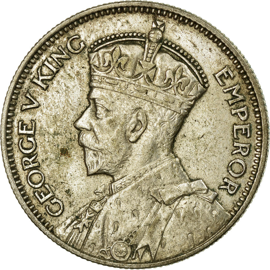 Moneda, Nueva Zelanda, George V, Shilling, 1934, MBC, Plata, KM:3