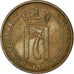 Munten, Noorwegen, Haakon VII, 5 Öre, 1941, Kongsberg, ZF, Bronze, KM:368
