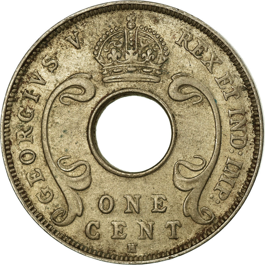 Moneta, AFRICA ORIENTALE, George V, Cent, 1912, BB, Rame-nichel, KM:7