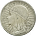Coin, Poland, 10 Zlotych, 1932, AU(55-58), Silver, KM:22
