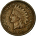Coin, United States, Indian Head Cent, Cent, 1890, U.S. Mint, Philadelphia