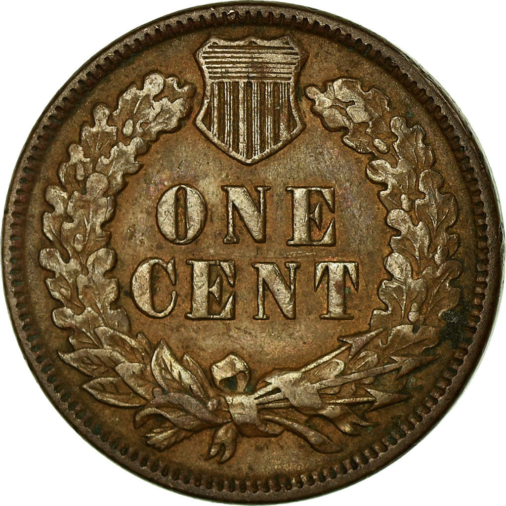 Coin, United States, Indian Head Cent, Cent, 1890, U.S. Mint, Philadelphia
