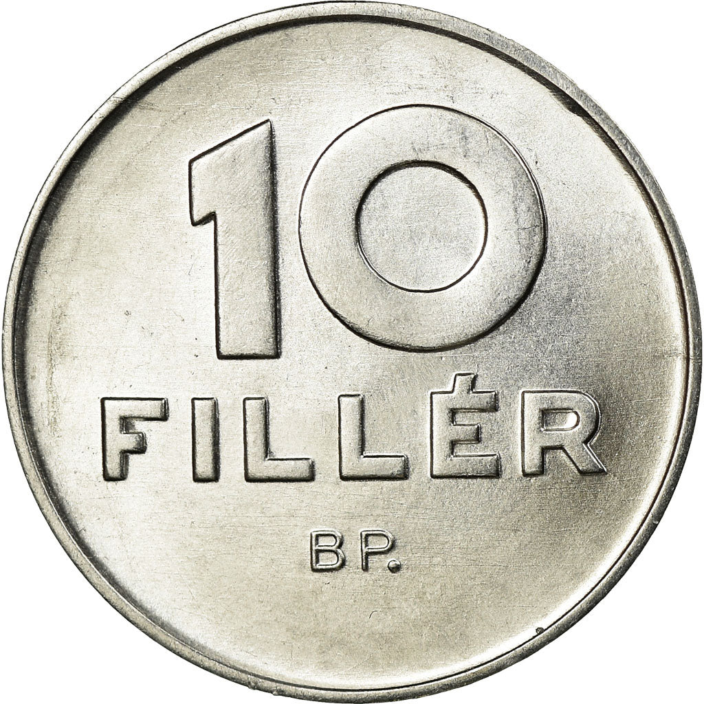 Munten, Hongarije, 10 Filler, 1987, Budapest, UNC-, Aluminium, KM:572