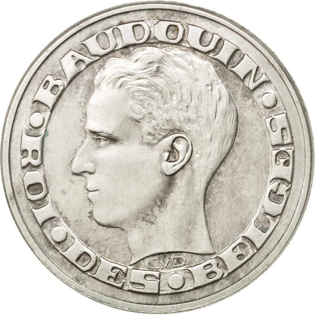 Belgio, 50 Francs, 50 Frank, 1958, SPL-, Argento, KM:150.1