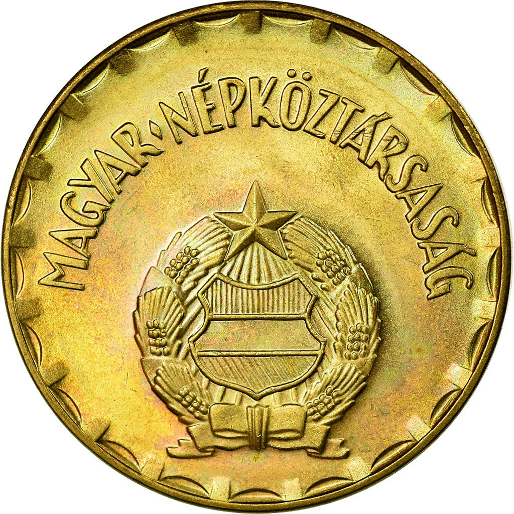 Coin, Hungary, 2 Forint, 1987, MS(63), Brass, KM:591
