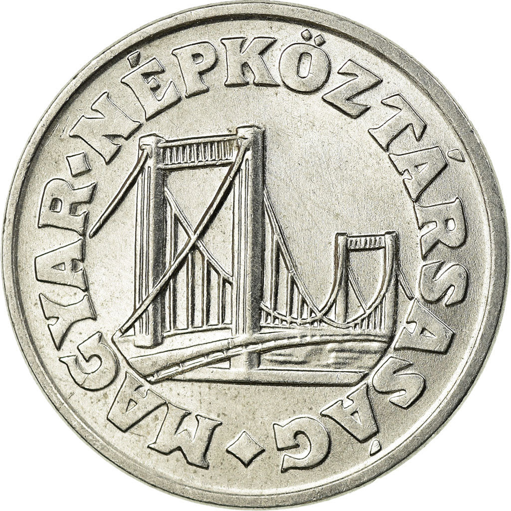 Moeda, Hungria, 50 Fillér, 1989, Budapest, AU(55-58), Alumínio, KM:574