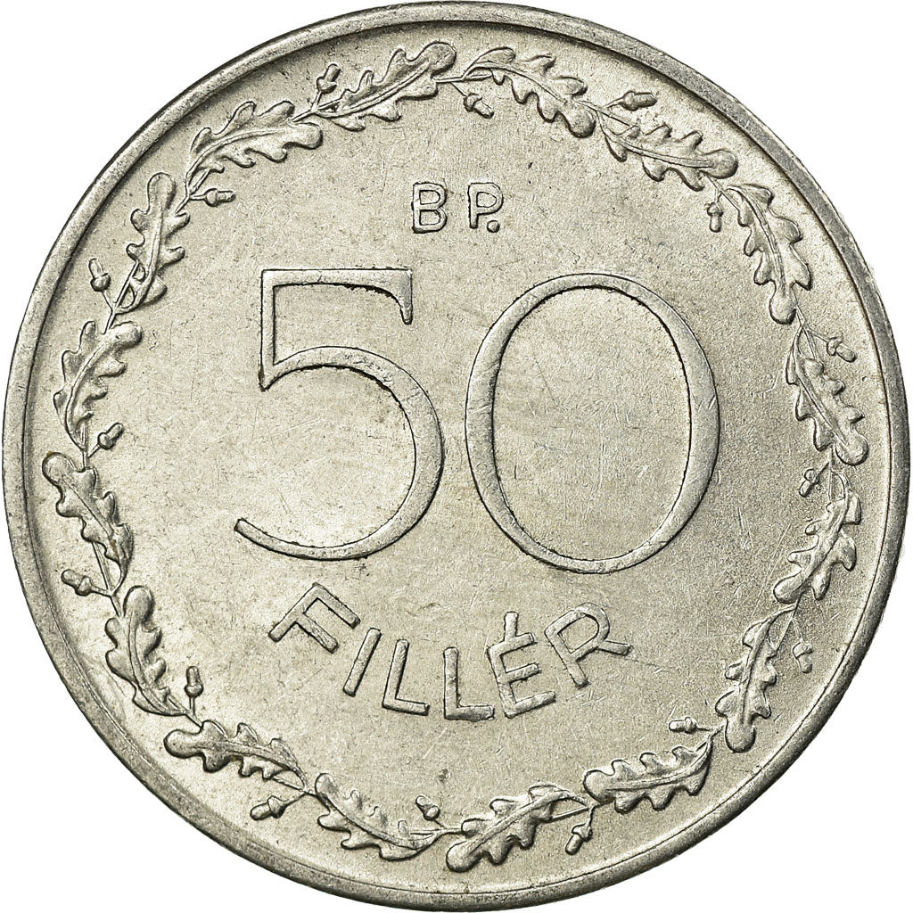 Coin, Hungary, 50 Fillér, 1948, Budapest, AU(55-58), Aluminum, KM:536