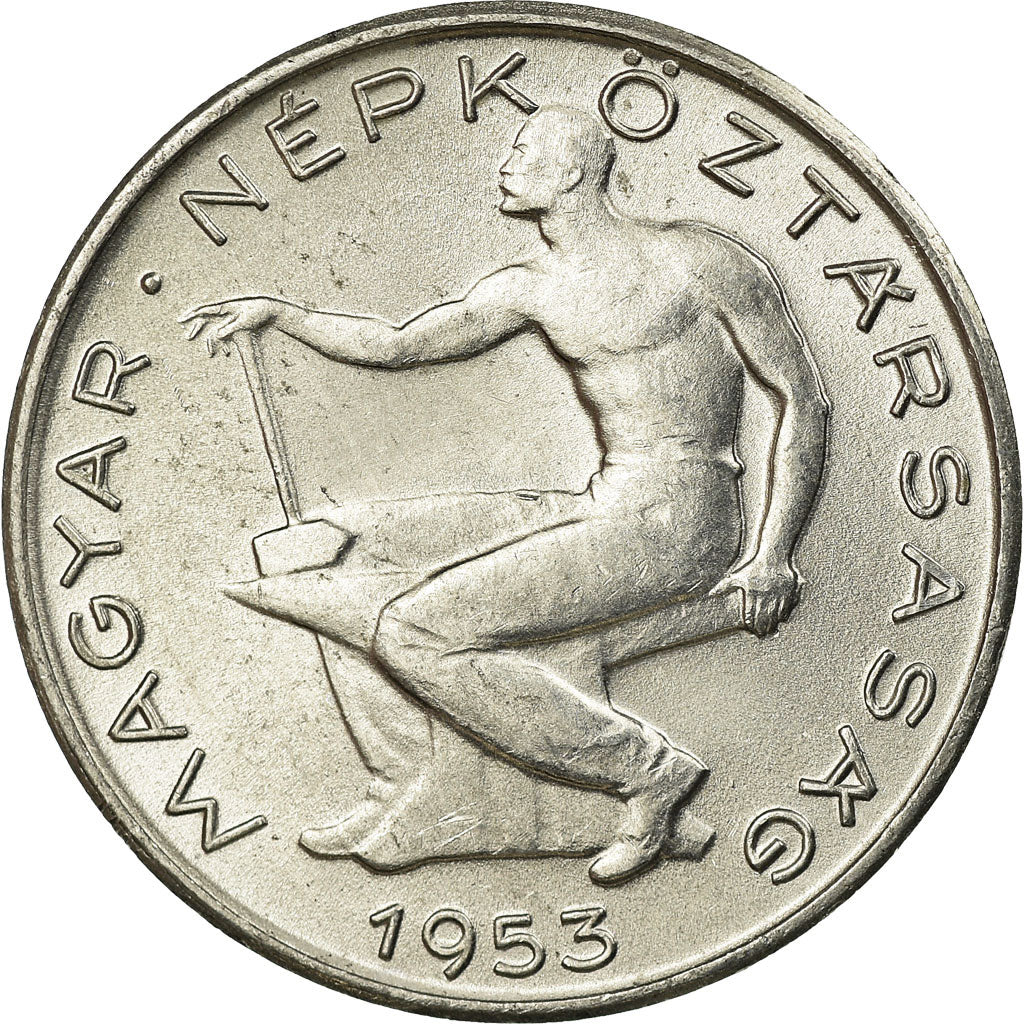 Moeda, Hungria, 50 Fillér, 1953, Budapest, AU(55-58), Alumínio, KM:551