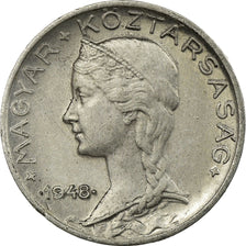 Monnaie, Hongrie, 5 Filler, 1948, Budapest, TTB, Aluminium, KM:535