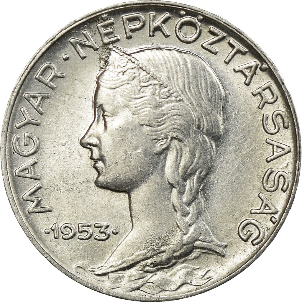 Coin, Hungary, 5 Filler, 1953, Budapest, EF(40-45), Aluminum, KM:549