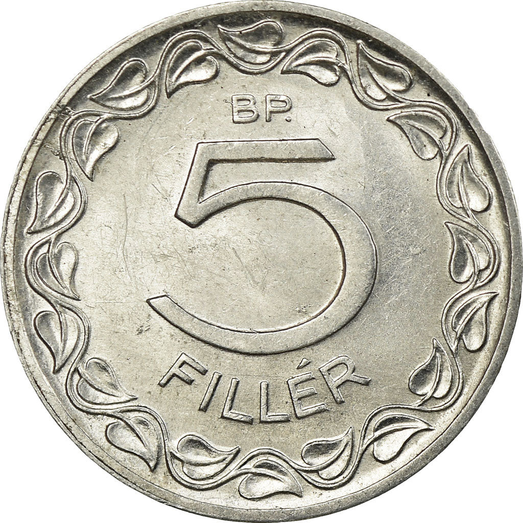 Coin, Hungary, 5 Filler, 1953, Budapest, EF(40-45), Aluminum, KM:549