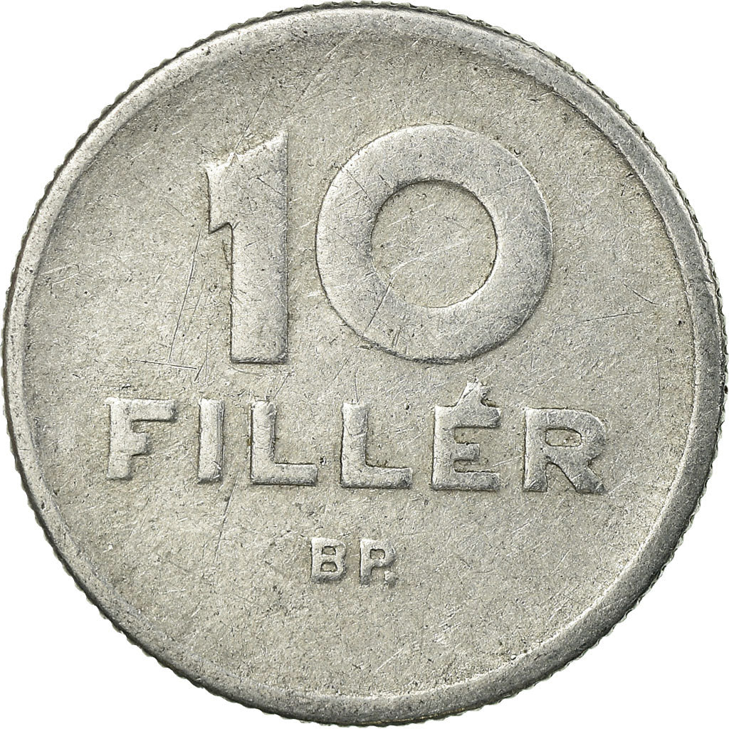 Moeda, Hungria, 10 Filler, 1951, Budapest, EF(40-45), Alumínio, KM:547