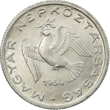 Moeda, Hungria, 10 Filler, 1964, Budapest, AU(55-58), Alumínio, KM:547