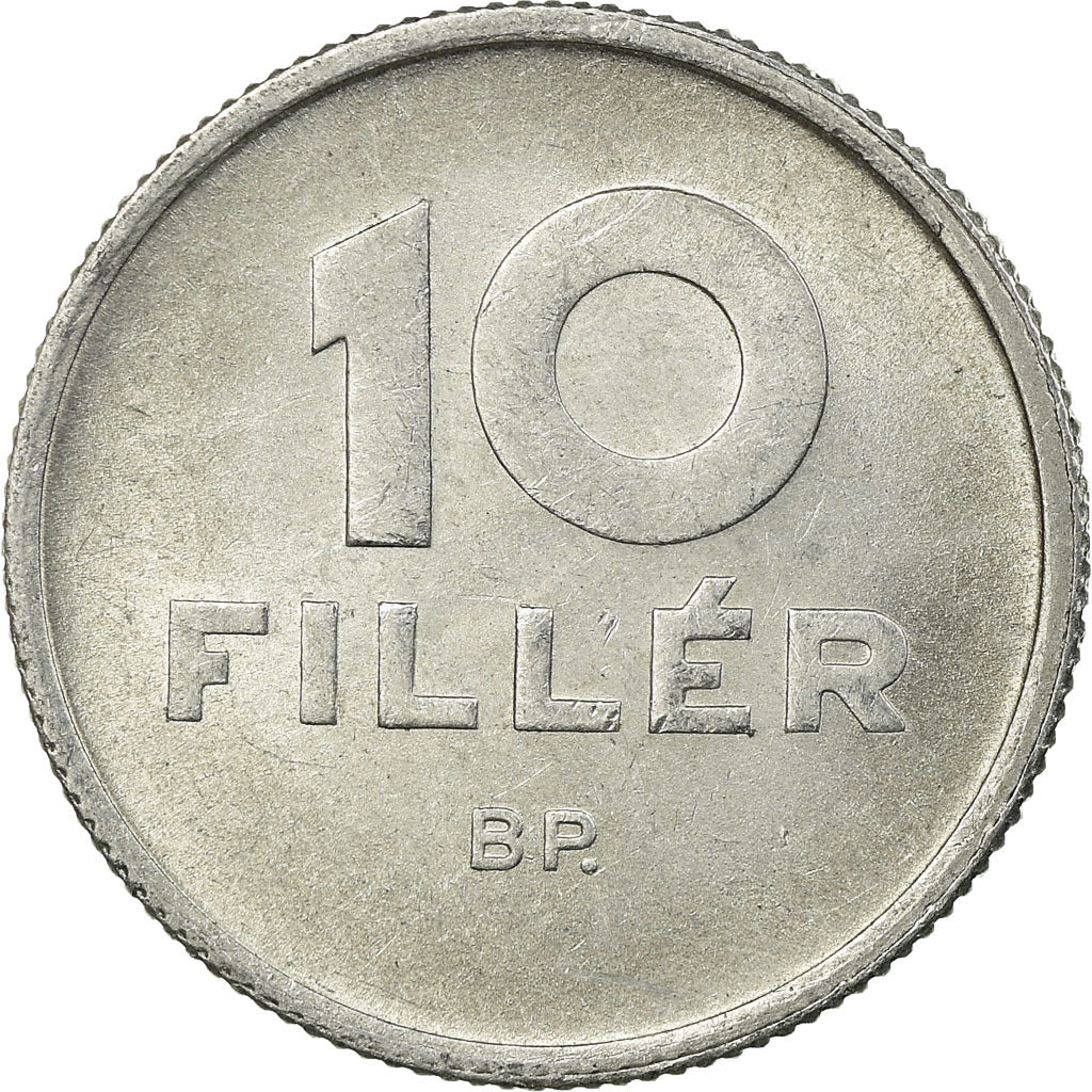 Moeda, Hungria, 10 Filler, 1964, Budapest, AU(55-58), Alumínio, KM:547