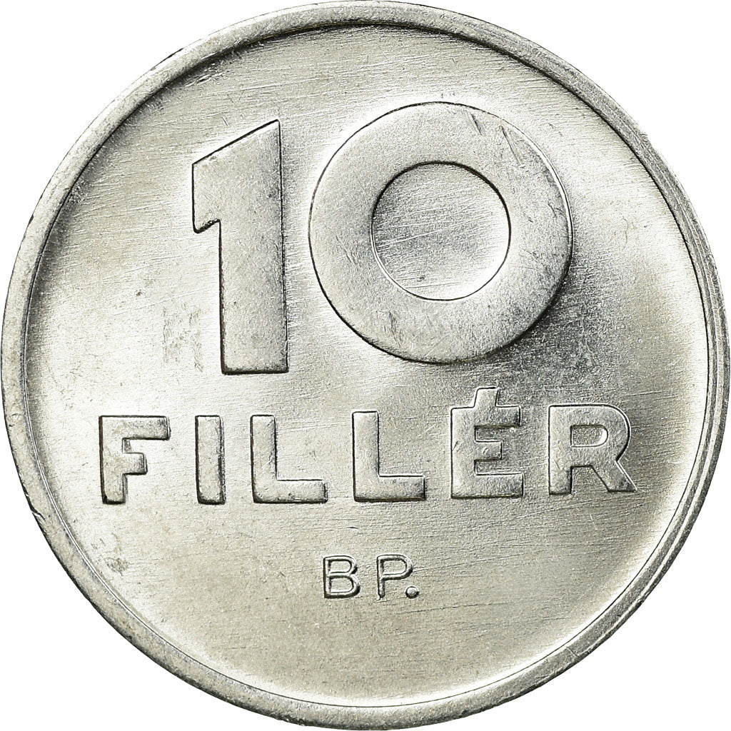 Monnaie, Hongrie, 10 Filler, 1990, Budapest, SUP, Aluminium, KM:675