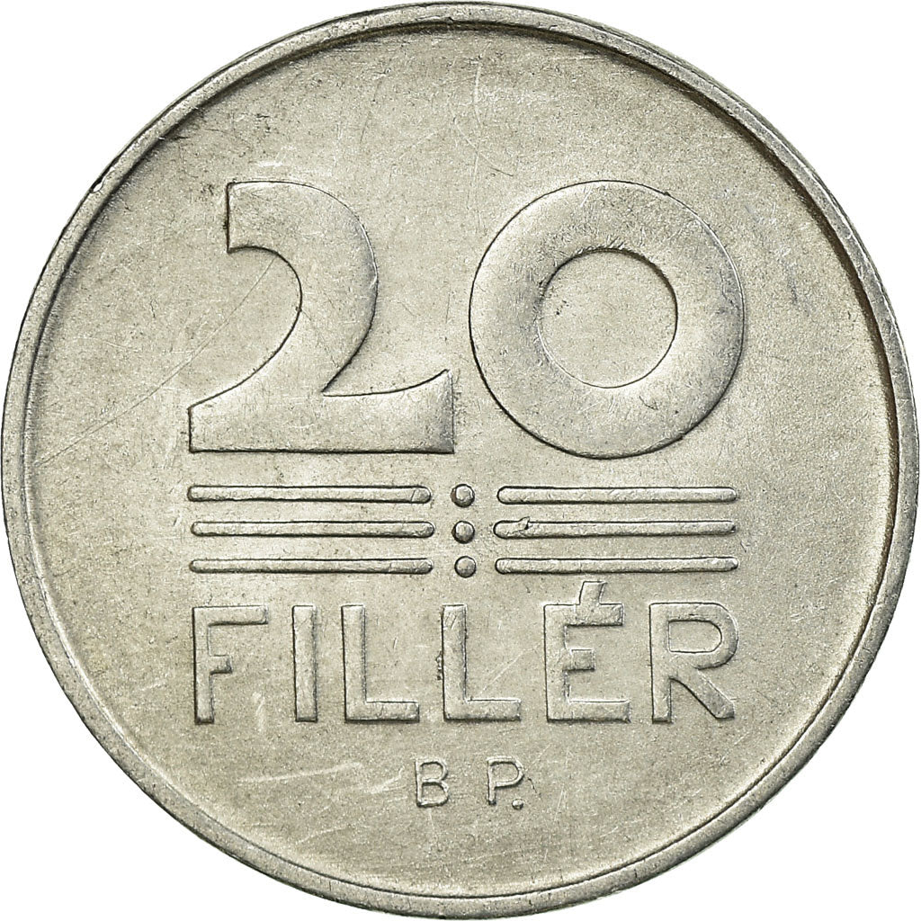 Moneta, Ungheria, 20 Fillér, 1955, Budapest, SPL-, Alluminio, KM:550