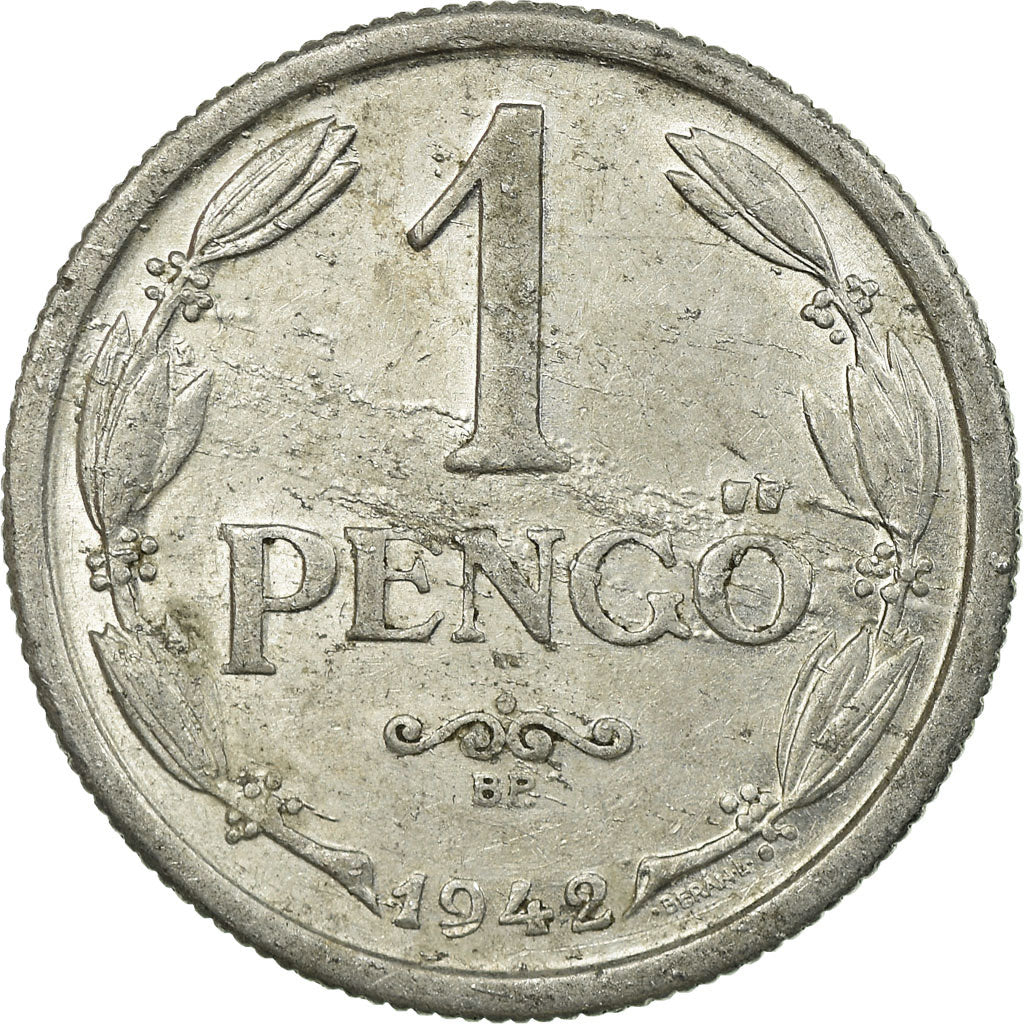 Münze, Ungarn, Pengo, 1942, SS, Aluminium, KM:521