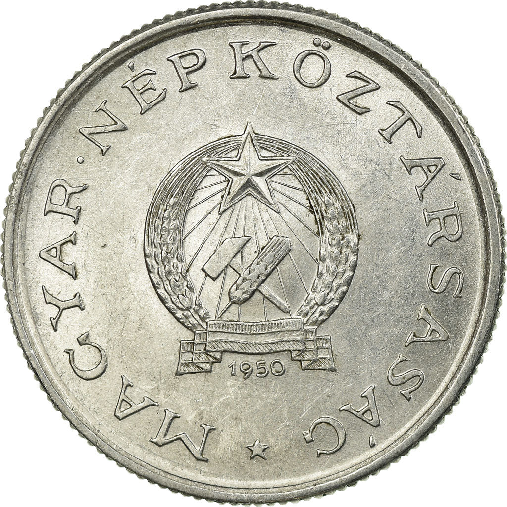 Coin, Hungary, Forint, 1950, Budapest, EF(40-45), Aluminum, KM:545