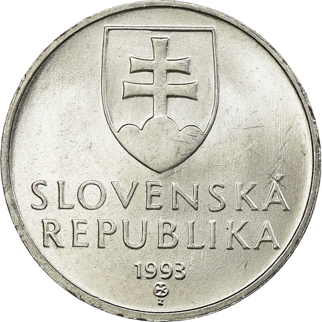 Munten, Slowakije, 10 Halierov, 1993, PR, Aluminium, KM:17
