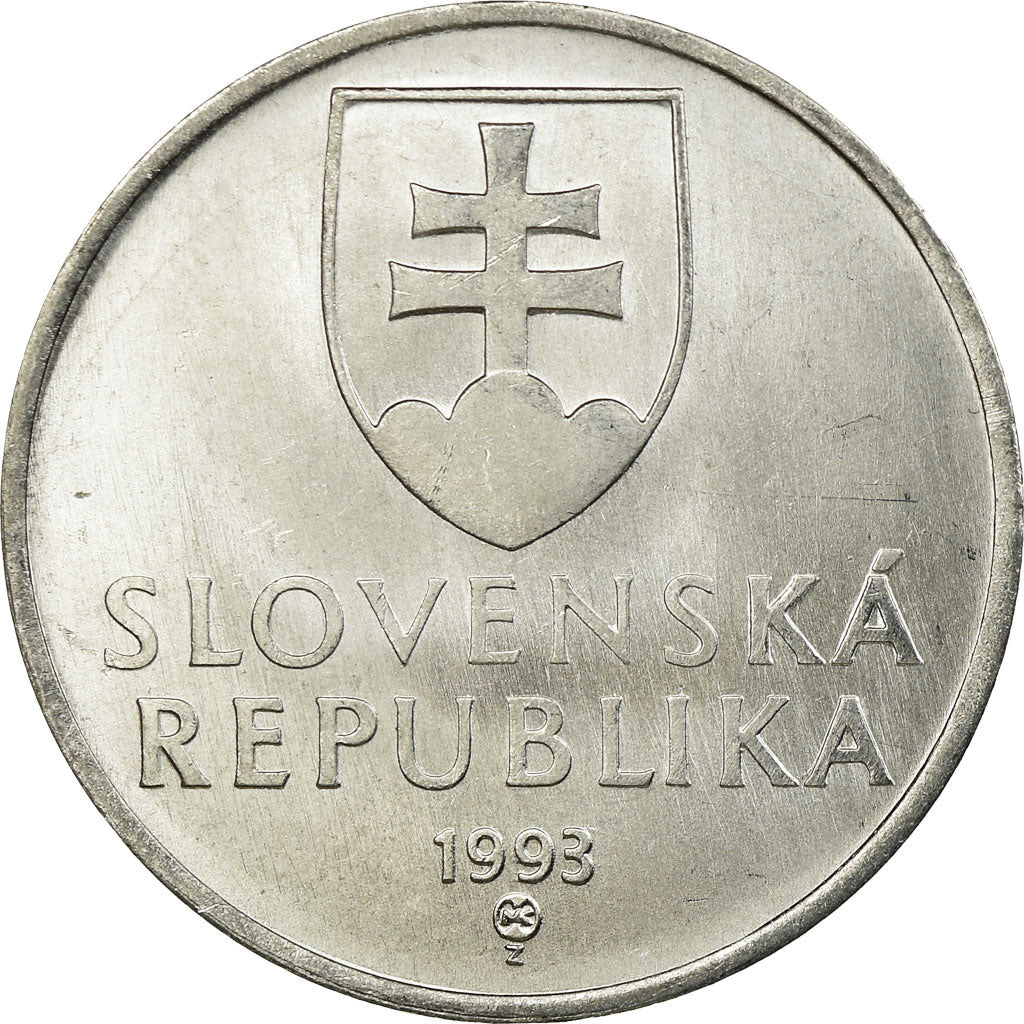 Monnaie, Slovaquie, 50 Halierov, 1993, SUP, Aluminium, KM:15